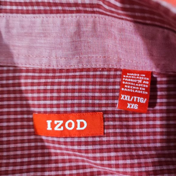 Izod short sleeve button up shirt men's size XXL - Picture 4 of 4